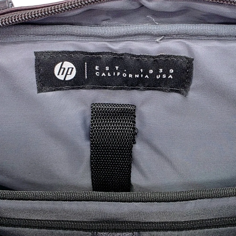 HP Elite Top Load T9H72AA Columbia Leather Laptop Bag with RFID Pocket